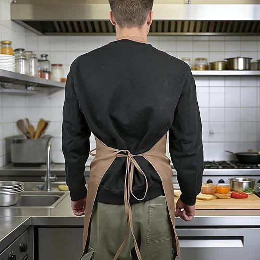 CACHIL funny chef apron - Prank Apron with Pocket and Funny Hidden Surprise-Novelty Gag Gifts for Men - funny chef aprons for adults - Suitable for BBQ parties, holiday gatherings and gift giving