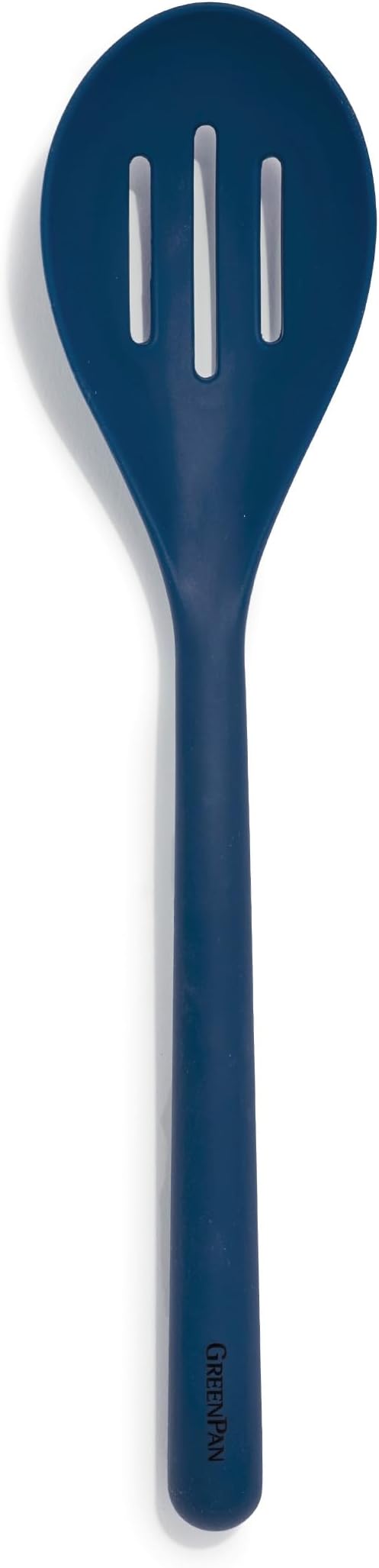 GreenPan Platinum Silicone Slotted Spoon, Oxford Blue