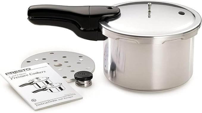 Presto 01241 4-Quart Aluminum Pressure Cooker