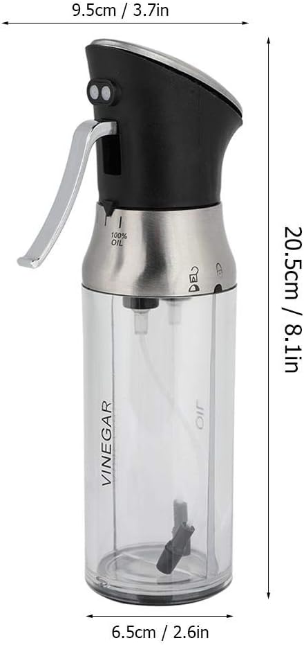 Naroote Spray Bottles For Cleaning, Empty Spray Bottles, Oil And Vinegar Spray Bottle Pot Dispenser Controllable Oil Sprayer For Cooking for Cooking, Kitchen Bbq, Makingsalad, Baking, Grilling