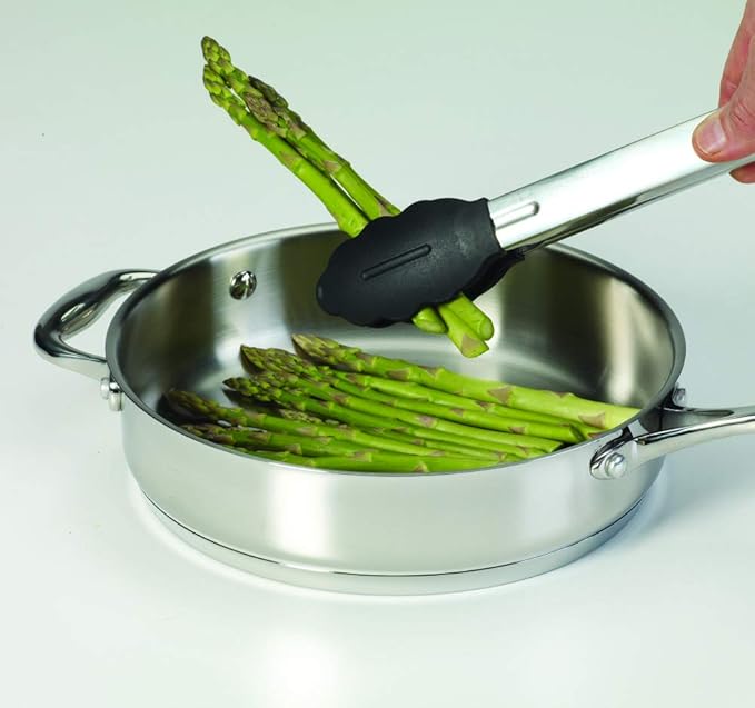 Farberware Professional Stainless Steel Locking Tongs, 11-Inch