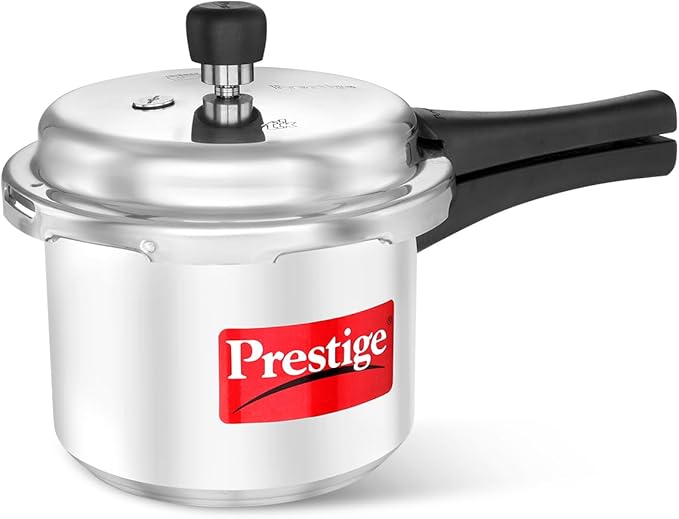 Prestige PRP3 Pressure Cooker, 3 Liter, Silver, Aluminum