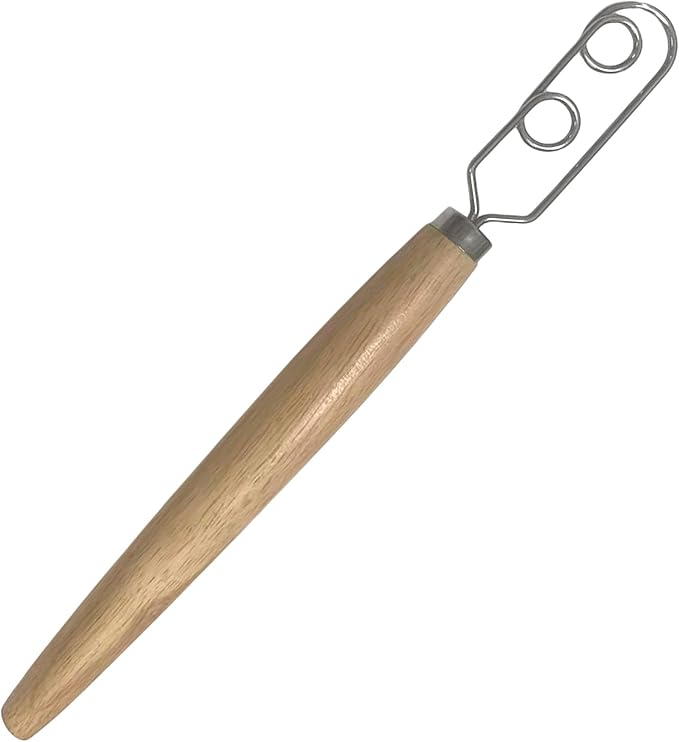 Sourdough Starter Stirring Hook and Dough Whisk | Small Size to Fit in Jars | Improve the Mixing Standard Of Your Starter For Better Baking Results | New England Sourdough Starter Co.