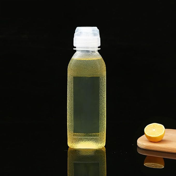 Luxshiny 4pcs Small Oil Dispenser Bottles 300ml Reusable Pp Kitchen Seasoning Holder Olive Oil Vinegar Spray Bottles for Cooking and Salad Dressing