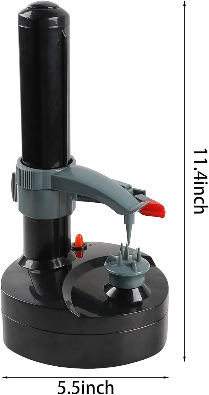 Electric Potato Peeler with 23 Replacement Blades Rotato Express Stainless Steel Automatic Rotating Fruits Fruit Potato Peeler Vegetables Cutter Apple Paring Machine Kitchen Peeling Tool
