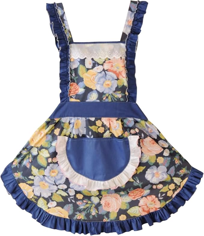 CRB Fashion Womens Cooking Baking Apron | Ladies, Woman, Kitchen Chef Aprons with Pocket