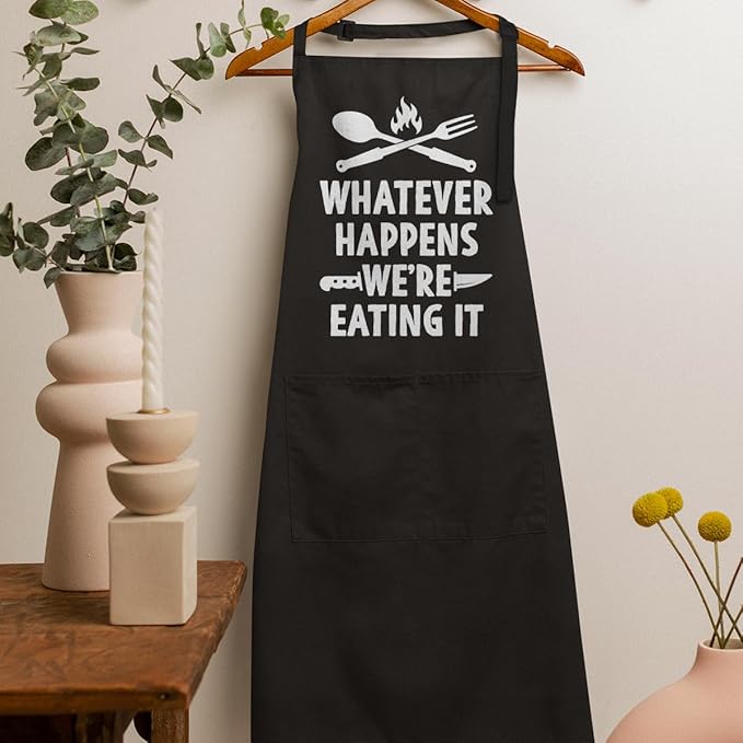 SANDJEST Men's Aprons with Pockets - Funny Aprons for Men BBQ, Kitchen, Cooking - Gifts for Birthday, Birthday