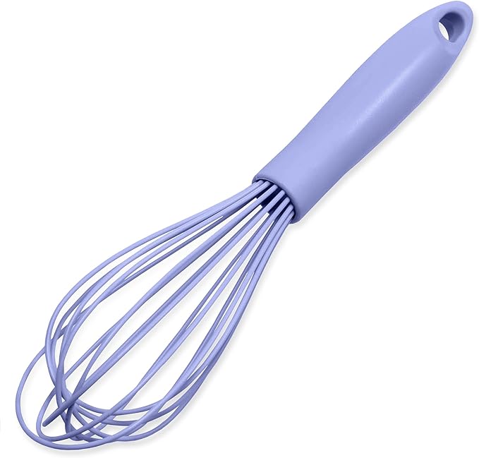 Chef Craft Premium Silicone Wire Cooking Whisk, 10.5 inch, Pastel Blue