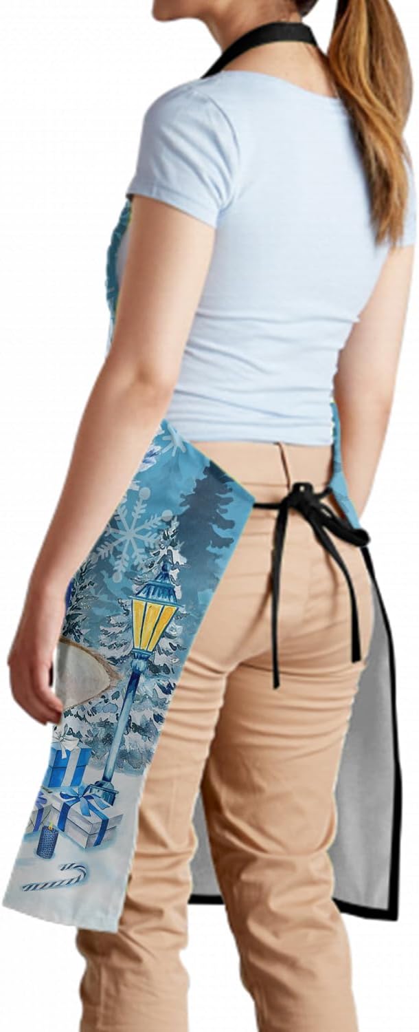 Imiss Waterproof Stain-Resistant Cooking Chef Aprons for Grill BBQ Baking 27 X 31 Inch