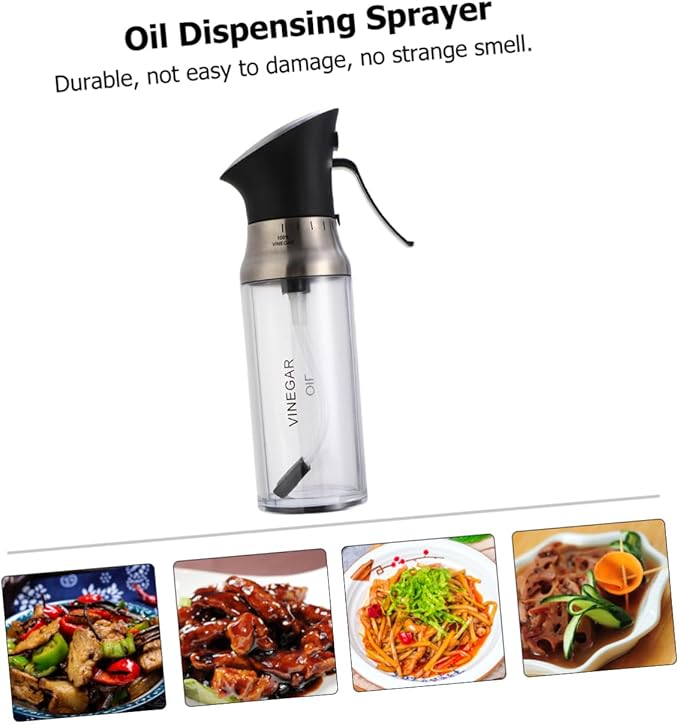 PRETYZOOM 200ml Liquid Cooking Dispenser Oil and Vinegar Spray Bottle Anti-damage for Kitchen Seasoning Sprayer
