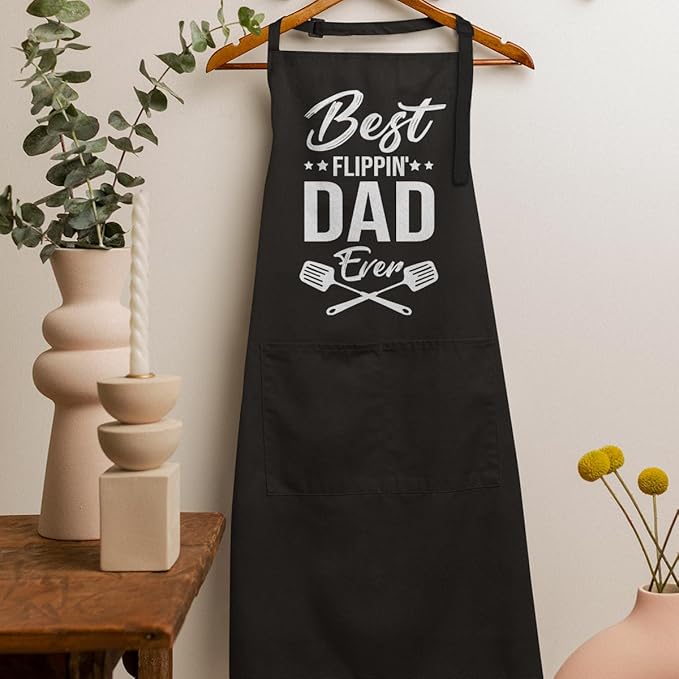 SANDJEST Men's Aprons with Pockets - Funny Aprons for Men BBQ, Kitchen, Cooking - Gifts for Birthday, Birthday