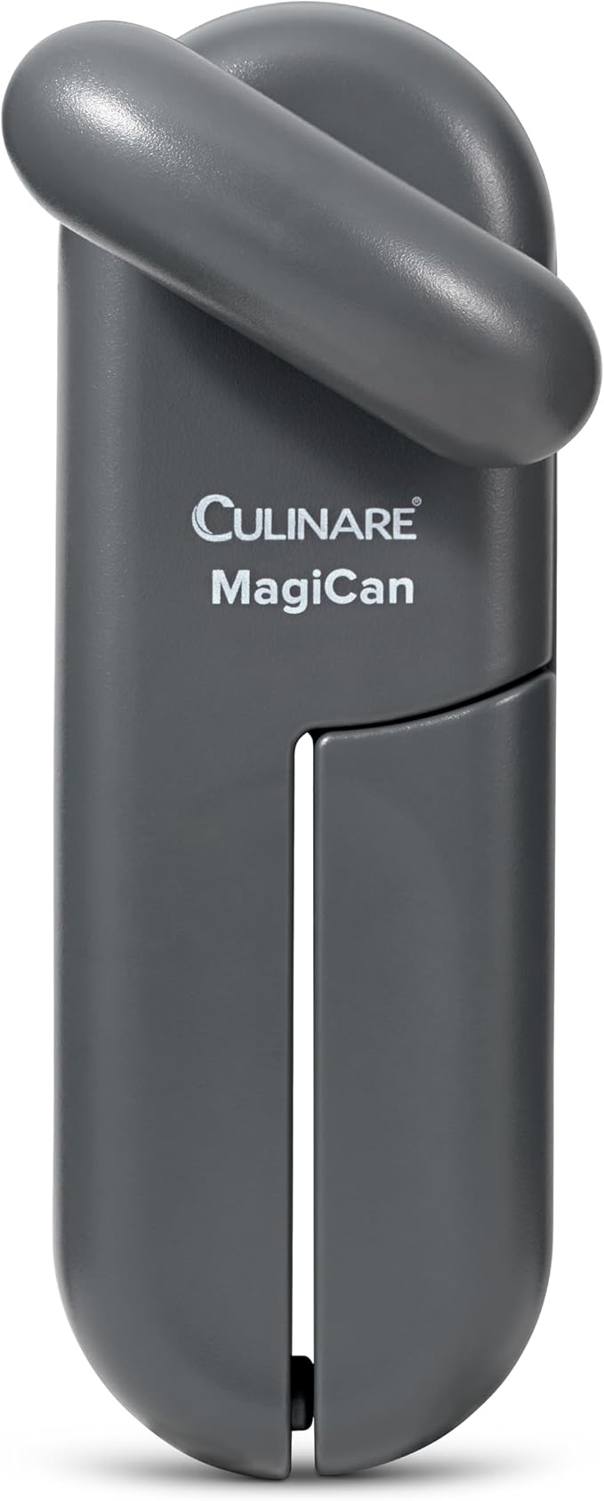 Culinare MagiCan Manual Tin Opener – Stainless Steel Cutting Wheel, Ergonomic Handle for Safe, Easy Can Opening – Lightweight, No Sharp Edges, Grey – Trusted Kitchen Essential