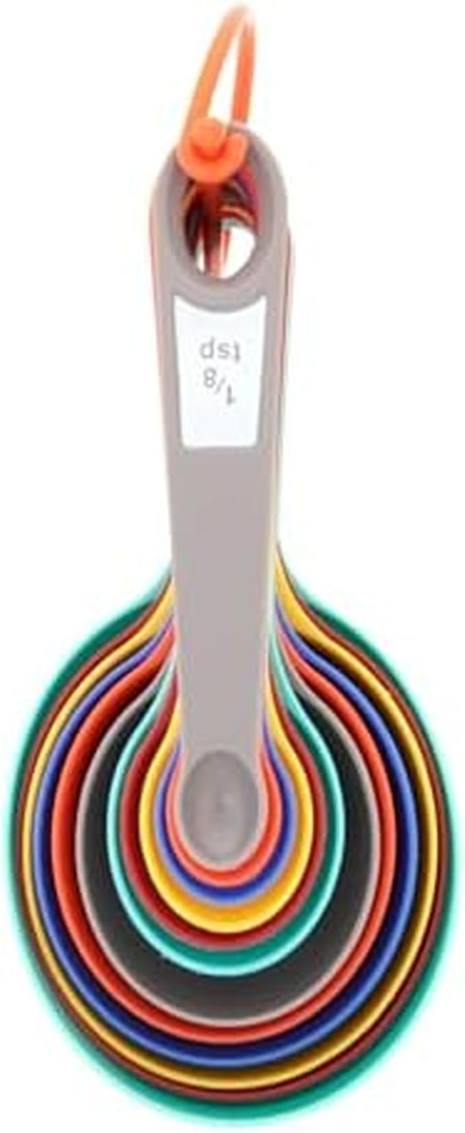 Farberware 12-Piece Measuring Cup and Spoon Set – Color-Coded Kitchen Measuring Tools with Easy-Read Markings, Nesting Design for Compact Storage, Dishwasher Safe