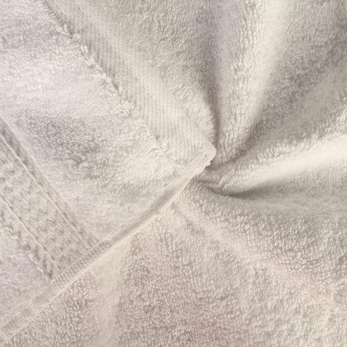 Superior Egyptian Cotton Pile Face Towel/Washcloth Set of 6, Ultra Soft Luxury Towels, Thick Plush Essentials, Absorbent Heavyweight, Guest Bath, Hotel, Spa, Home Bathroom, Shower Basics, Cream