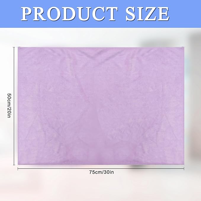 12 Pcs Extra Large Microfiber Cleaning Cloth, 20" x 30" Washable Reusable Large Floor Cloth Rags, Microfiber Towels for Mop Cleaning Office Bathrooms Housekeeping (Purple, Blue, Pink)