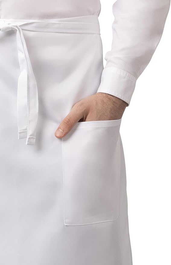 Chef Works Unisex Two Pocket Bistro Apron