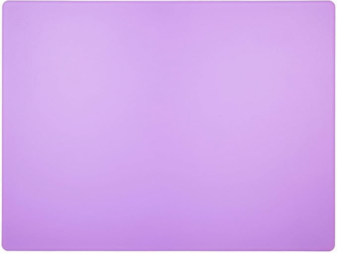 Commercial Purple Cutting Board for Allergens - 18 x 12 Inch Restaurant Approved 1/2" HDPP Plastic, Food Sensitivities and Allergies Color Coded