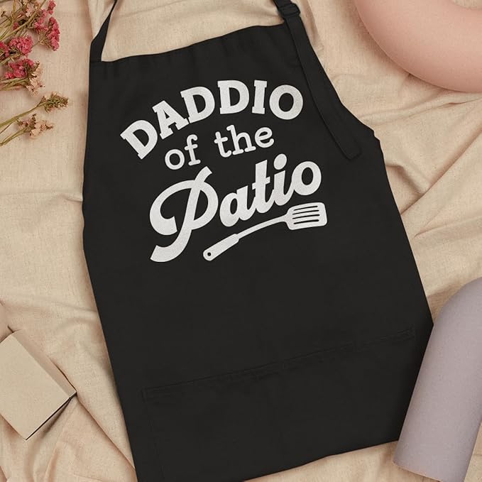 SANDJEST Men's Aprons with Pockets - Funny Aprons for Men BBQ, Kitchen, Cooking - Gifts for Birthday, Birthday