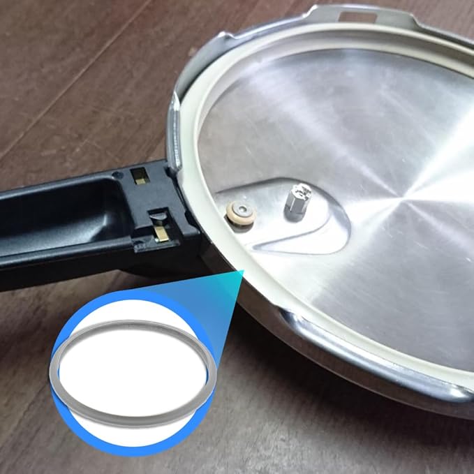 Anakel Home Fagor Pressure Cooker Rubber Replacement M18804554 Compatible with Fagor Pressure Cooker with Interior Diameter of 9.84 inches | Silicone, Ø9.84 in, Gray