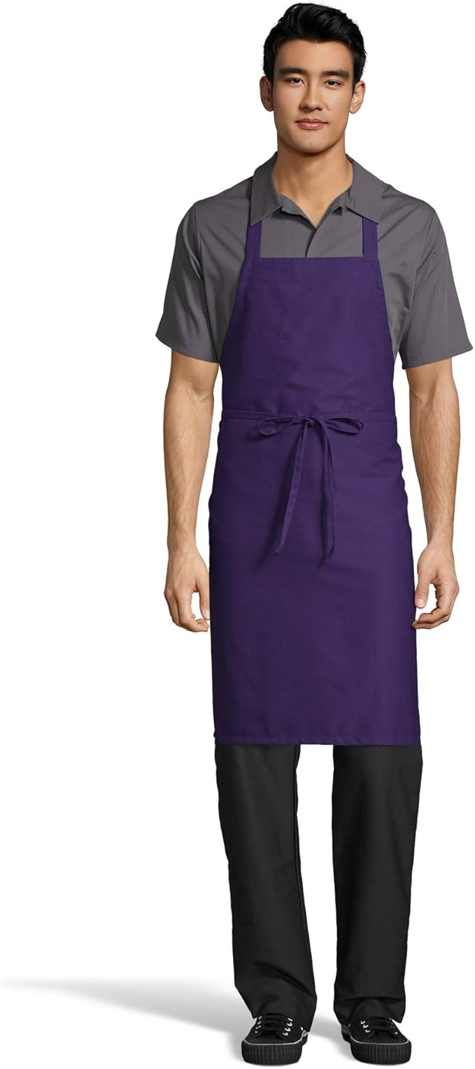 Uncommon Threads Unisex Classic Restaurant Bib Apron for Work Uniform