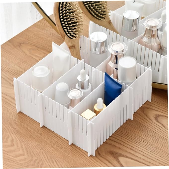 Zerodeko 10pcs Multipurpose Drawer Dividers Closet Organizers and Storage Easy to Use for Dresser Drawer Partition
