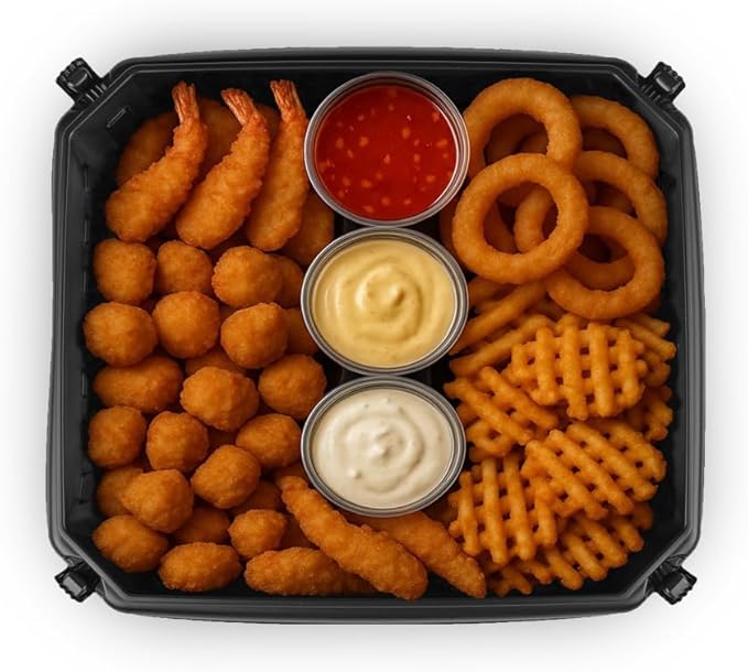 Ultra Cold Freezer Containers (-30°C/-22°F) - 10 Packs, 12" x 10" x 4", Microwave & Freezer-Safe, Perfect for Frozen Meat, Seafood, and Hot Meals