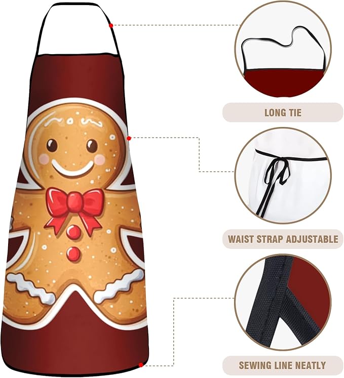 Funny Apron for Men Women Baking Gardening Sewing BBQ Waterproof Cute Gifts