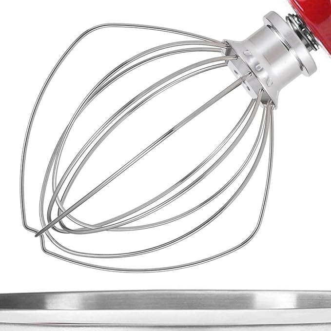 Wire Whip Compatible with KitchenAid KSM150 Artisan Series Stand Mixer, Stainless Steel Assecories Attachment Whisk for Kitchen Aid KSM150 Tilt-Head Stand Mixer.