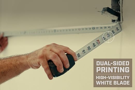 Spec Ops Tools 25-Foot Elite Series Tape Measure, 1 1/4" Double-Sided Blade, 12 Feet of Stand Out, Military-Grade Composite Case, 3% Donated to Veterans