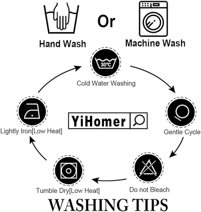 YiHomer Pastoral Square Tablecloth - 40 x 40 Inch Table Cloth - Washable Table Cover with Dust-Proof Wrinkle Resistant for Restaurant, Picnic, Indoor and Outdoor Dining, Floral (Dark Blue)