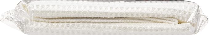 MÜkitchen Waffle Microfiber Towel | Durable & Super Absorbent for Cleaning & Drying | Set of 2 | White