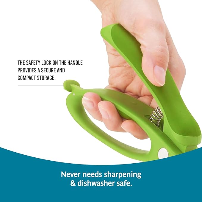 Trudeau Toss and Chop Salad Tongs, Green (09610135)