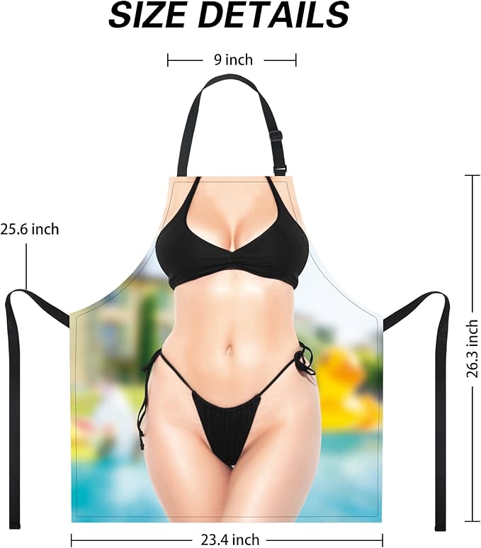 Sexy Aprons for Women Funny Kitchen Cooking Apron for House Warming Party Christmas Gag Gift Exchange
