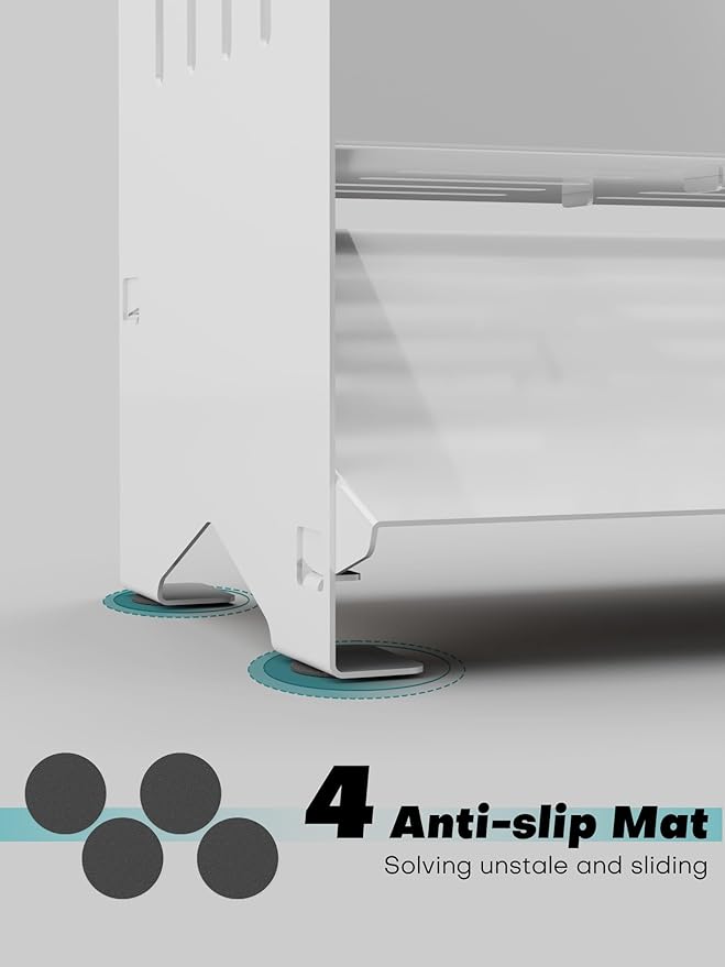 Kitchen Sink Caddy Organizer, Sponge Holder for Kitchen Sink with Upgraded Extra-Wide Drain Board, Efficient Drainage, Stainless Steel with Rust-Resistant Coating