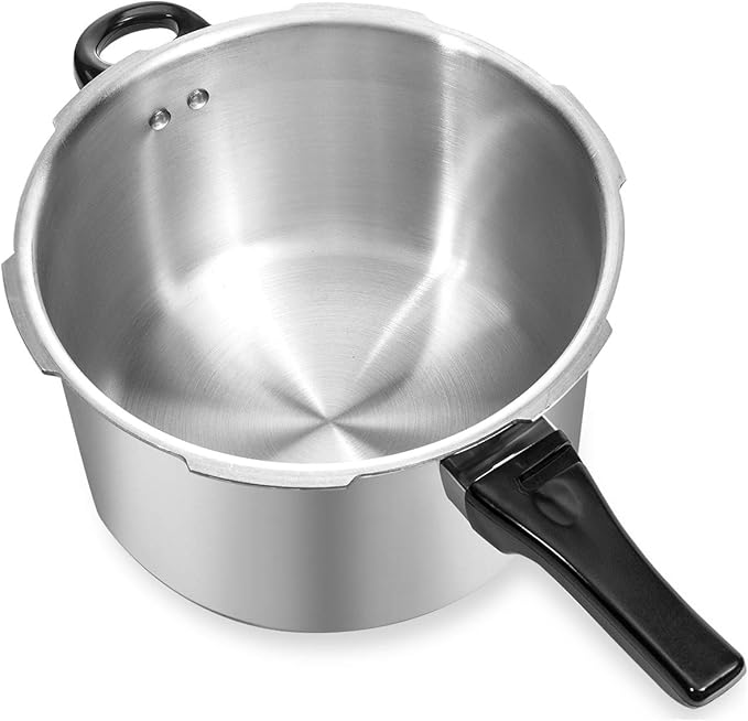 Barton 6.0 Quart Pressure Cooker Pot Release Valve Aluminum Canning Cooker Pressure Release Pot Stove Top Instant Fast Cooking Stovetop Pressure Canner Pot Gas Stoves, (5.67L)