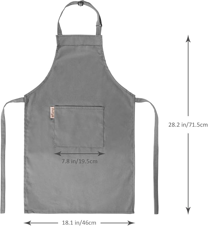 Adjustable Apron and Chef Hat Set for Cooking and Baking