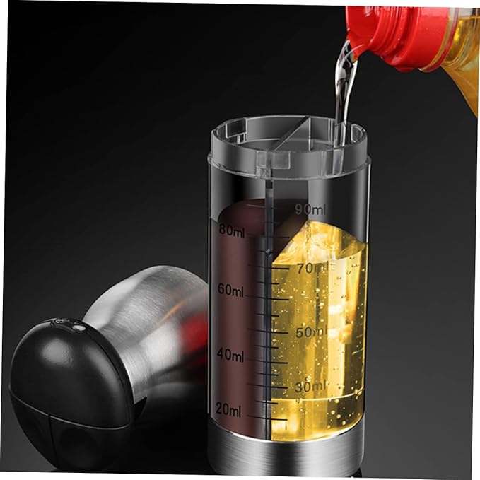 PRETYZOOM Oil Vinegar Sprayer Kitchen Oil Bottle Easy Pressure Dispenser for Cooking Bbq Baking