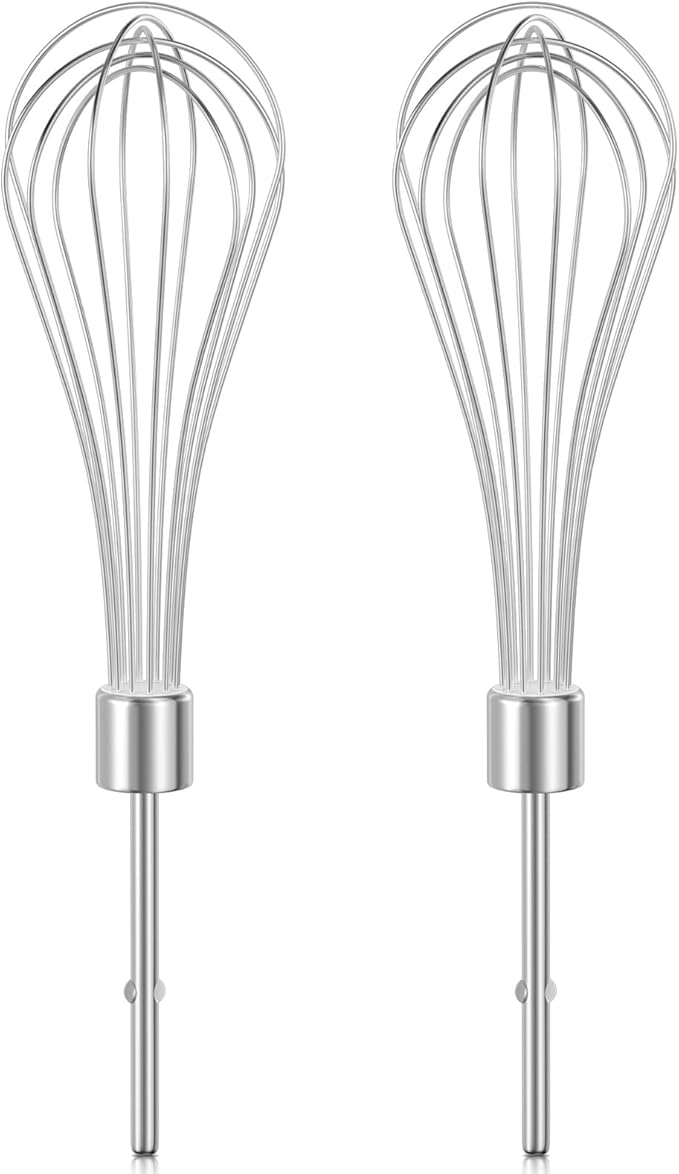 Kitchen Hand Mixer Whisk Attachments FOR KitchenAid Whisk KHMPW,KHM512BM KHM2B, AP5644233, KHM3, KHM5, W10720799, Kitchenaid Egg Beater - 2 Pack