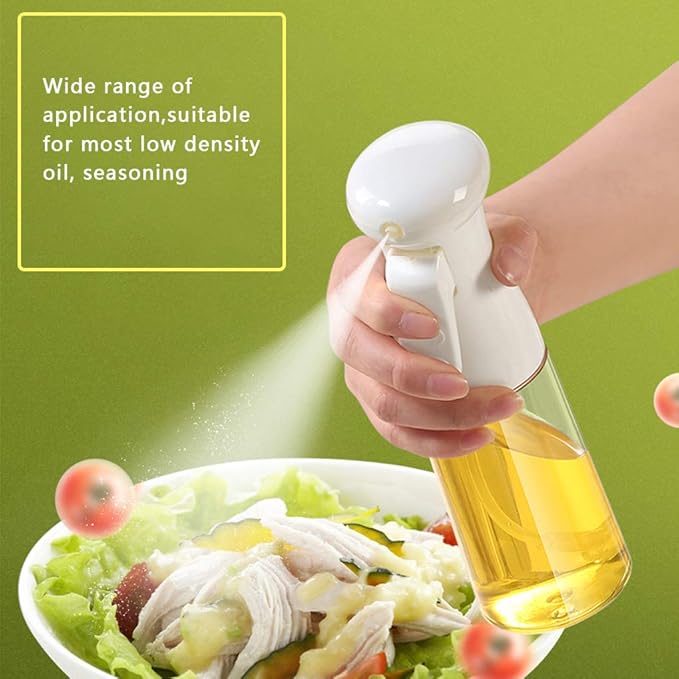 Oiler Bottle Oil Sprayer Barbeque Vinegar Dispenser Cooking Baking BBQ Roasting Oil Spray Bottle, Black Oil Dispenser Bottle for Kitchen(1pc red)