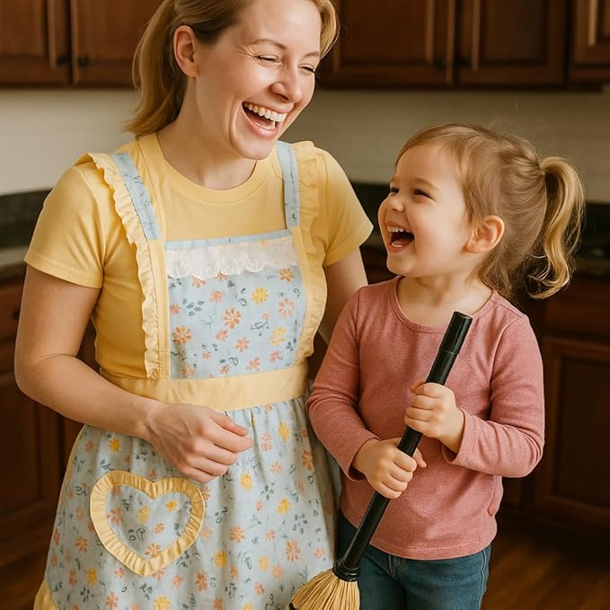CRB Fashion Womens Cooking Baking Apron | Ladies, Woman, Kitchen Chef Aprons with Pocket