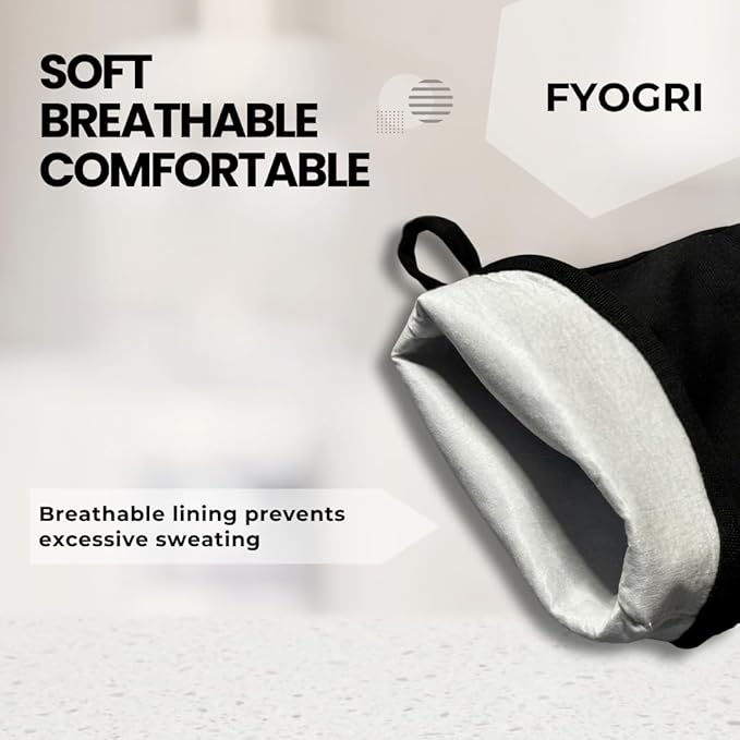 Extra Long Silicone Oven Mitts with Fingers Heat Resistant 500 F Safe Cooking & Baking 1 Pair - Durable Non-Slip Grip for Comfort and Safety Elbow Length for Maximum Coverage