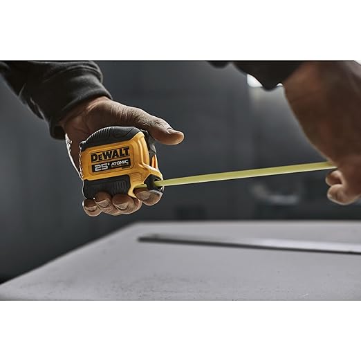 DEWALT Atomic Compact Series 25 ft. Tape Measure (DWHT38125S) (Pack of 2)