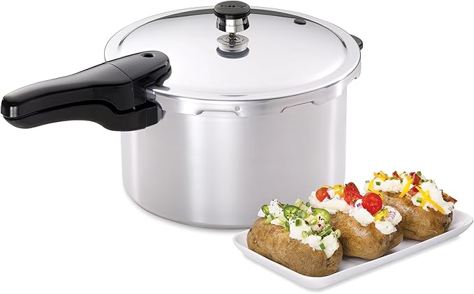 Presto 01282 8-Quart Aluminum Pressure Cooker