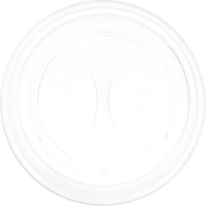 Nordic Ware BPA-free and Melamine Free Plastic Splatter Microwave Cover, 10-Inch (Set of 2), Clear