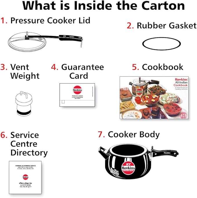Hawkins Contura Hard Anodized Induction Compatible Extra Thick Base Pressure Cooker, Black, 5L