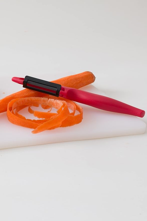 Best Vegetable Peeler : Ceramic Peeler, Red Veggie Peeler by Cestari Kitchen, Limited Edition