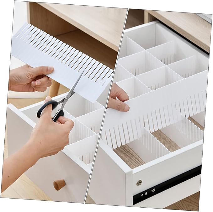 PRETYZOOM 10pcs Home Drawer Separator Multipurpose Drawer Divider Neat Orderly Storage