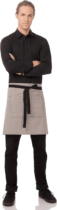 Chef Works Unisex Portland Half Bistro Apron