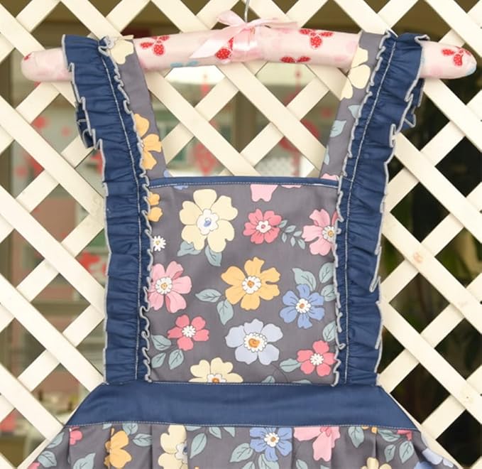 CRB Fashion Kids Cooking Baking Apron | Toddler, Little Girls, Cute Kitchen Chef Aprons