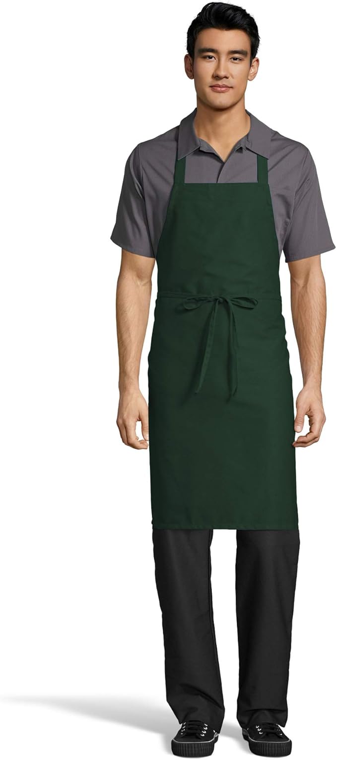 Uncommon Threads Unisex Classic Restaurant Bib Apron for Work Uniform